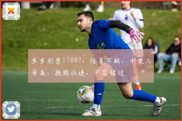 多多彩票17007，惊喜不断，中奖几率高，抢购从速，不容错过